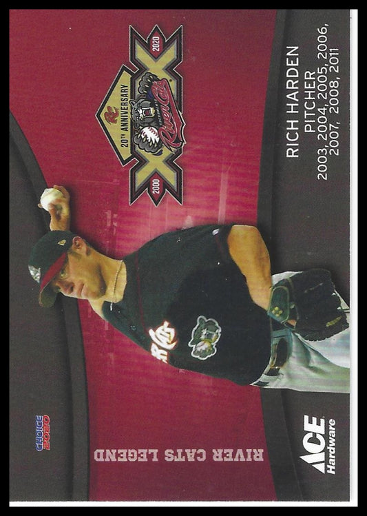 2020 Choice Sacramento River Cats Legends #14 Rich Harden