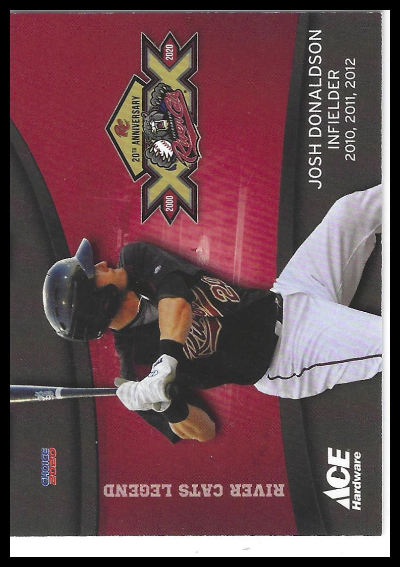 2020 Choice Sacramento River Cats Legends #08 Josh Donaldson