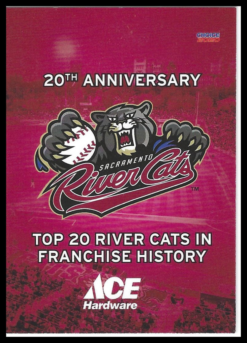 2020 Choice Sacramento River Cats Legends #NNO Checklist