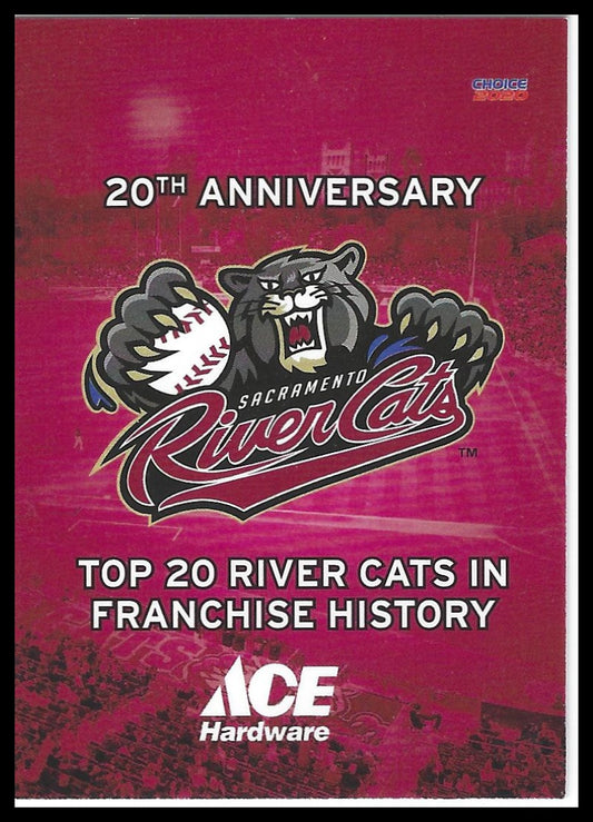 2020 Choice Sacramento River Cats Legends #NNO Checklist