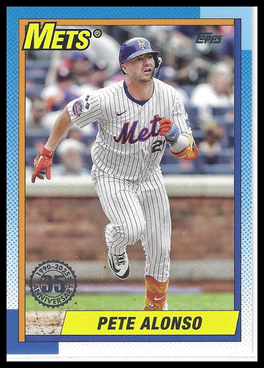 2025 Topps #T90-30 Pete Alonso 1990 Topps Baseball 35th Anniversary (Series One)