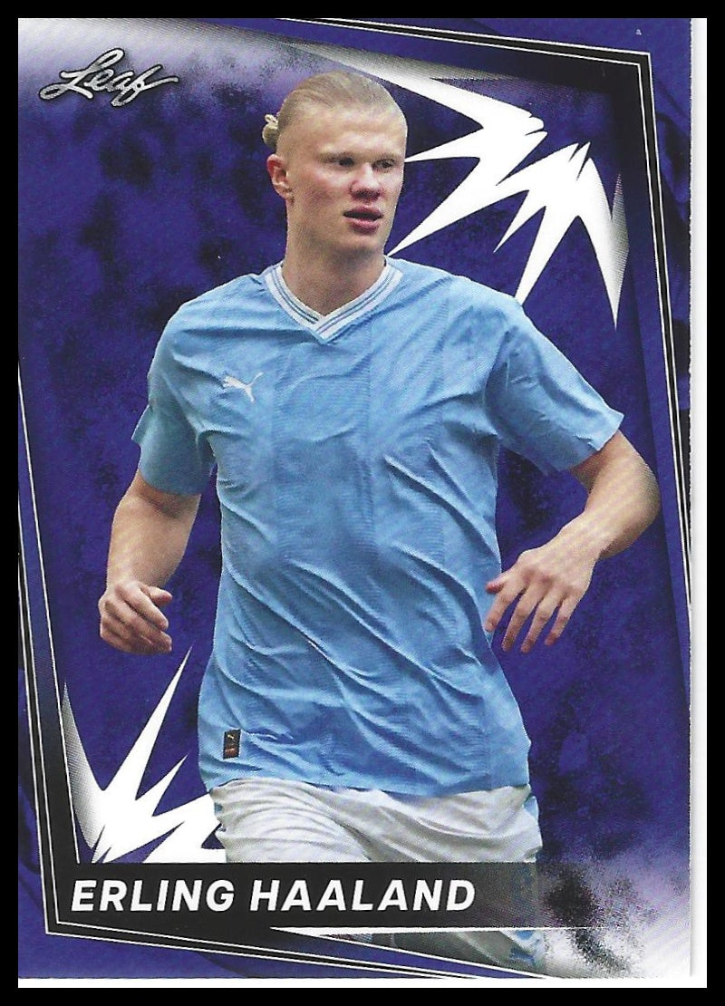 2024 Leaf #4 Erling Haaland Blue