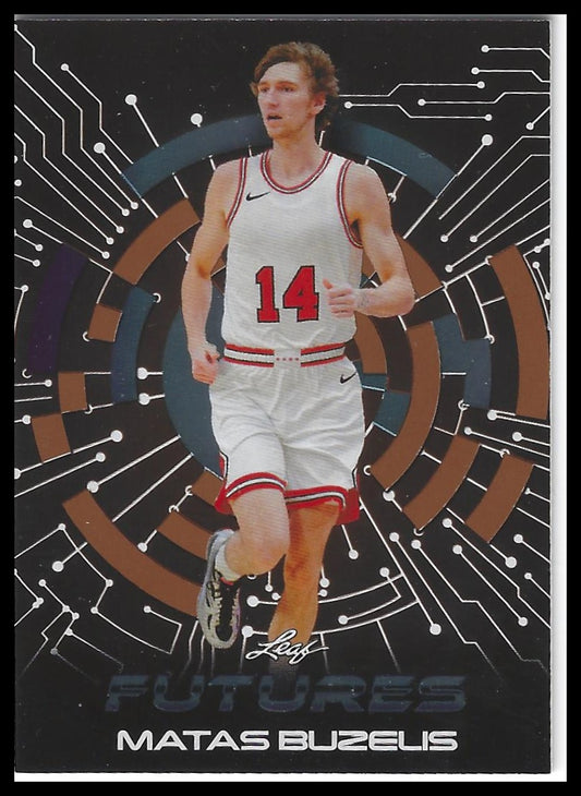 2024 Leaf Futures #FF-30 Matas Buzelis Future Foil Bronze