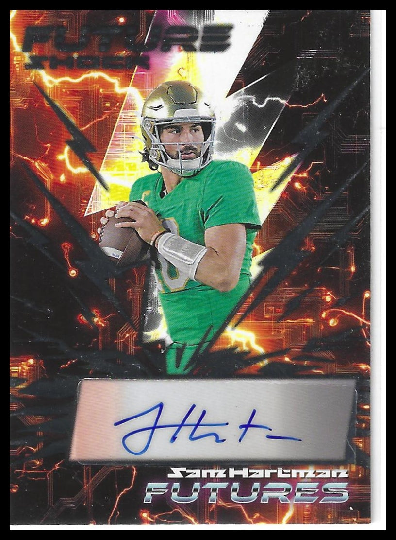 2024 Leaf Futures #FS-SH1 Sam Hartman Future Shock Silver #/25