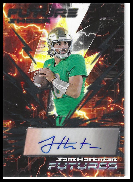 2024 Leaf Futures #FS-SH1 Sam Hartman Future Shock Silver #/25