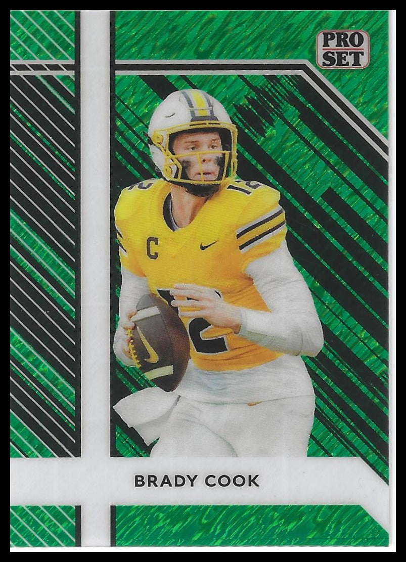 2024 Leaf Collective - Pro Set Shimmer Green #PSB-29 Brady Cook #/7