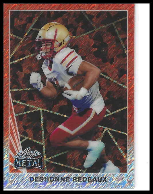 2024 Leaf Collective - 1990 Leaf Shimmer Orange #90B-119 Deshonne Redeaux #/10
