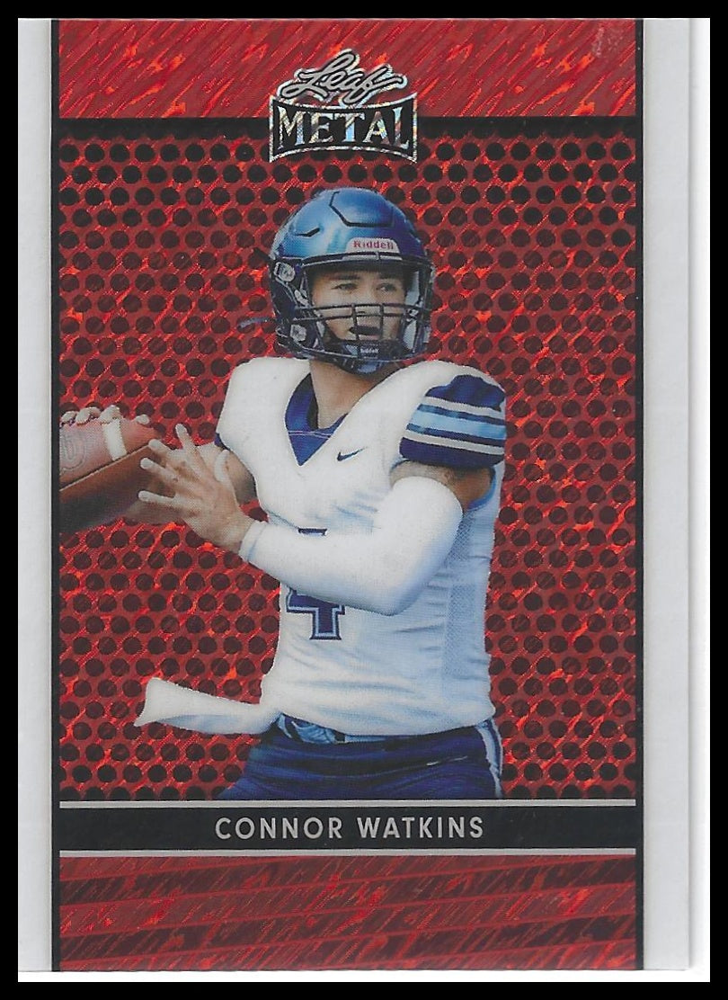 2024 Leaf Collective - Leaf Shimmer Red #LB-60 Connor Watkins #/5