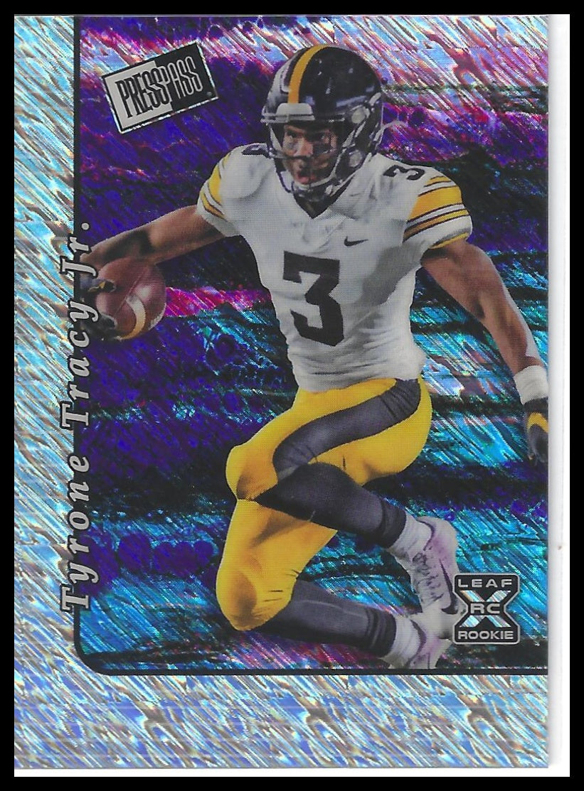2024 Leaf Collective - 2000 Press Pass Shimmer Silver Tyrone Tracy Jr. #/3