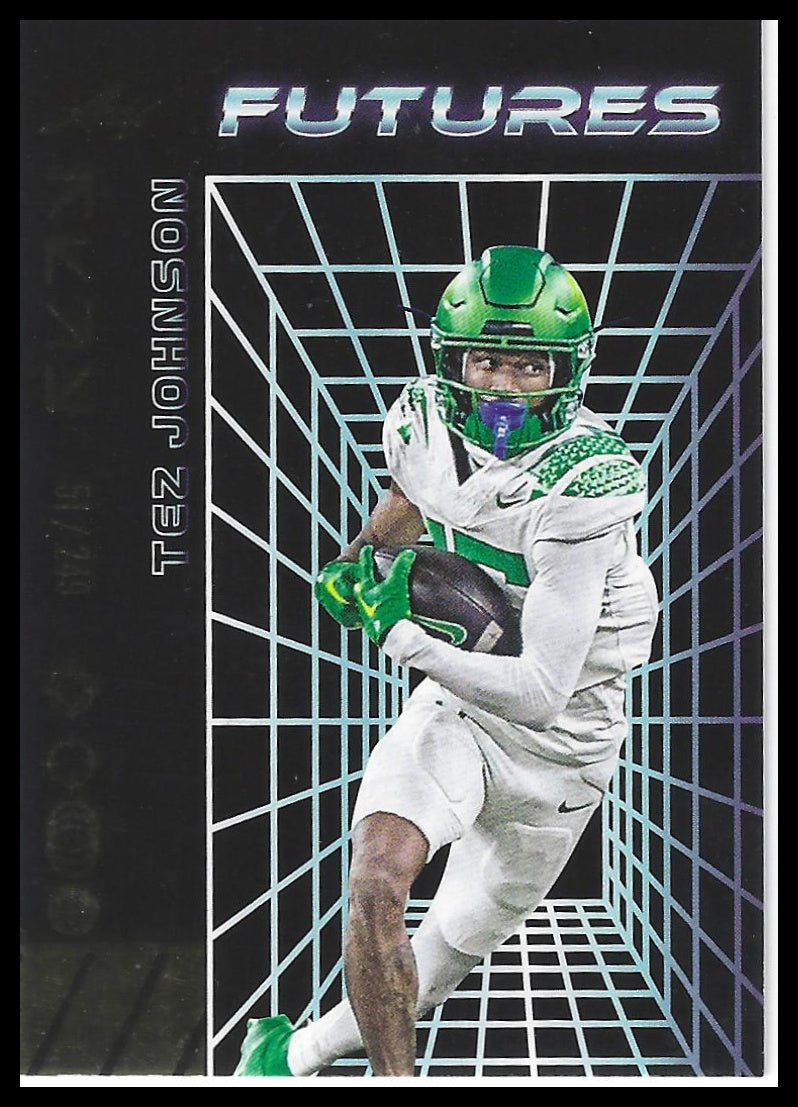 2024 Leaf Futures #183 Tez Johnson Gold #/249