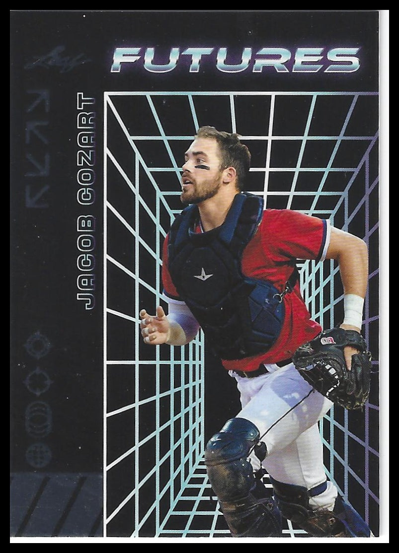 2024 Leaf Futures #86 Jacob Cozart Holo Platinum #/5