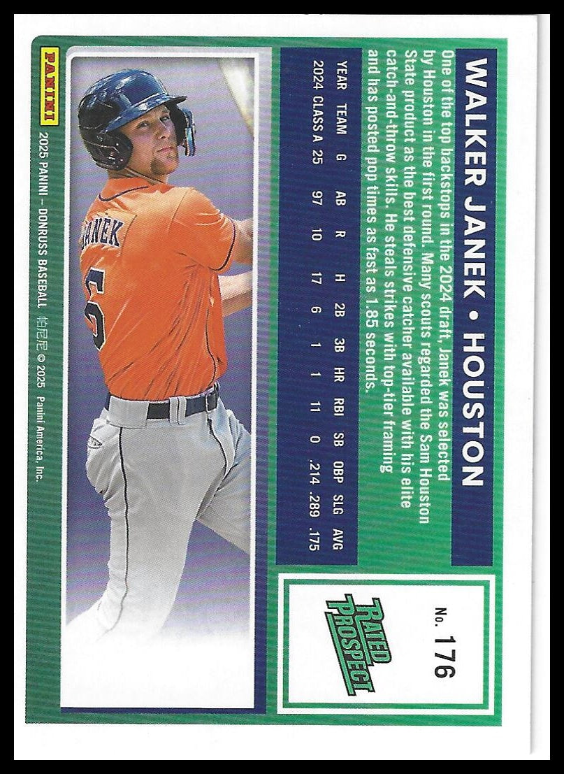 2025 Donruss #176 Walker Janek Liberty