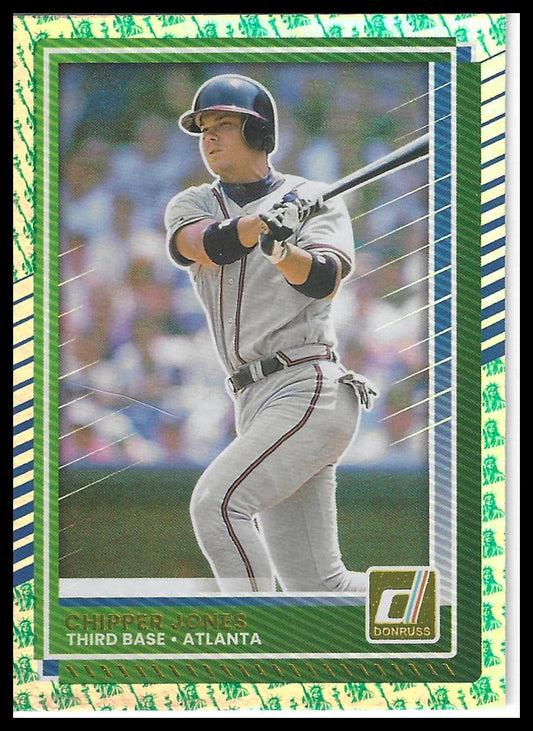 2025 Donruss #92 Chipper Jones Liberty