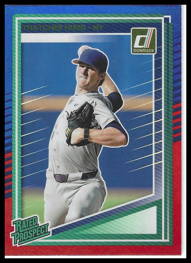 2025 Donruss #133 Thatcher Hurd Red and Blue