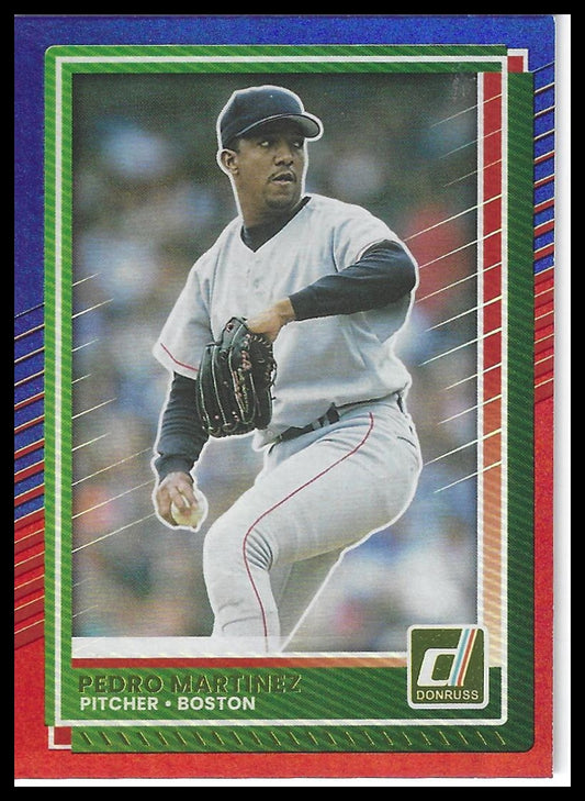 2025 Donruss #45 Pedro Martinez Red and Blue