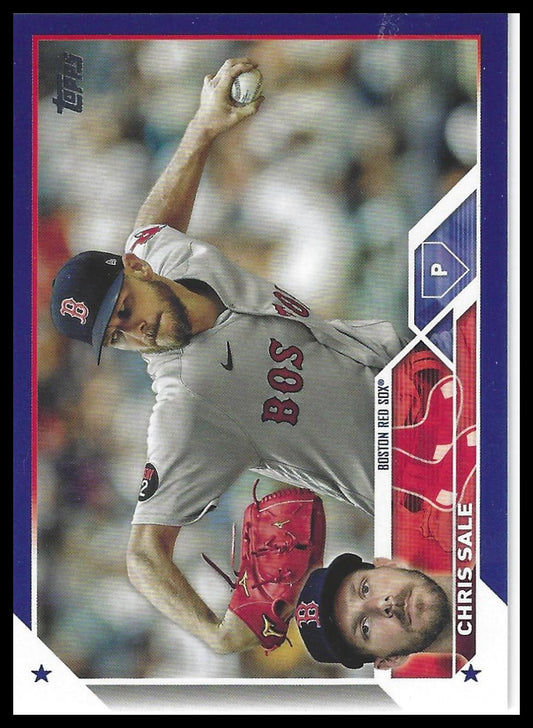 2023 Topps #333 Chris Sale Royal Blue
