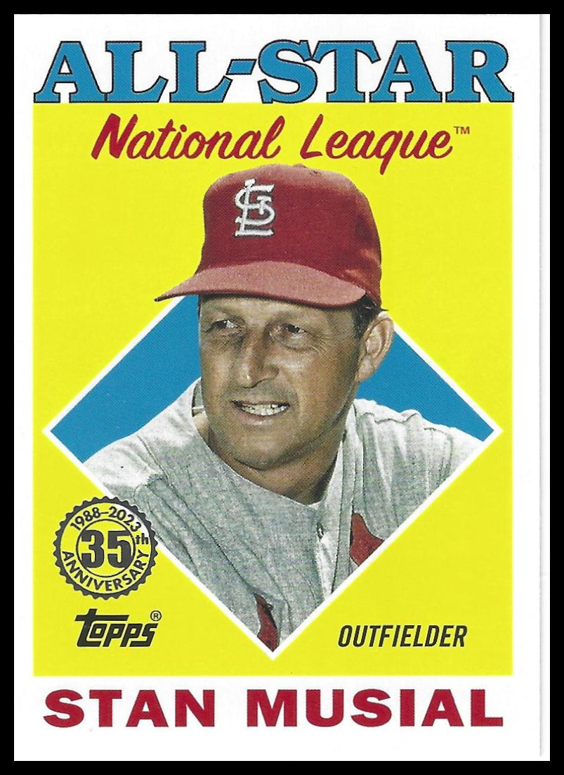 2023 Topps #88AS-48 Stan Musial 1988 Topps Baseball 35th Anniversary All-Stars