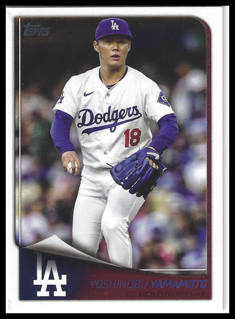 2025 Topps #78 Yoshinobu Yamamoto Flagship Collection (Series One)