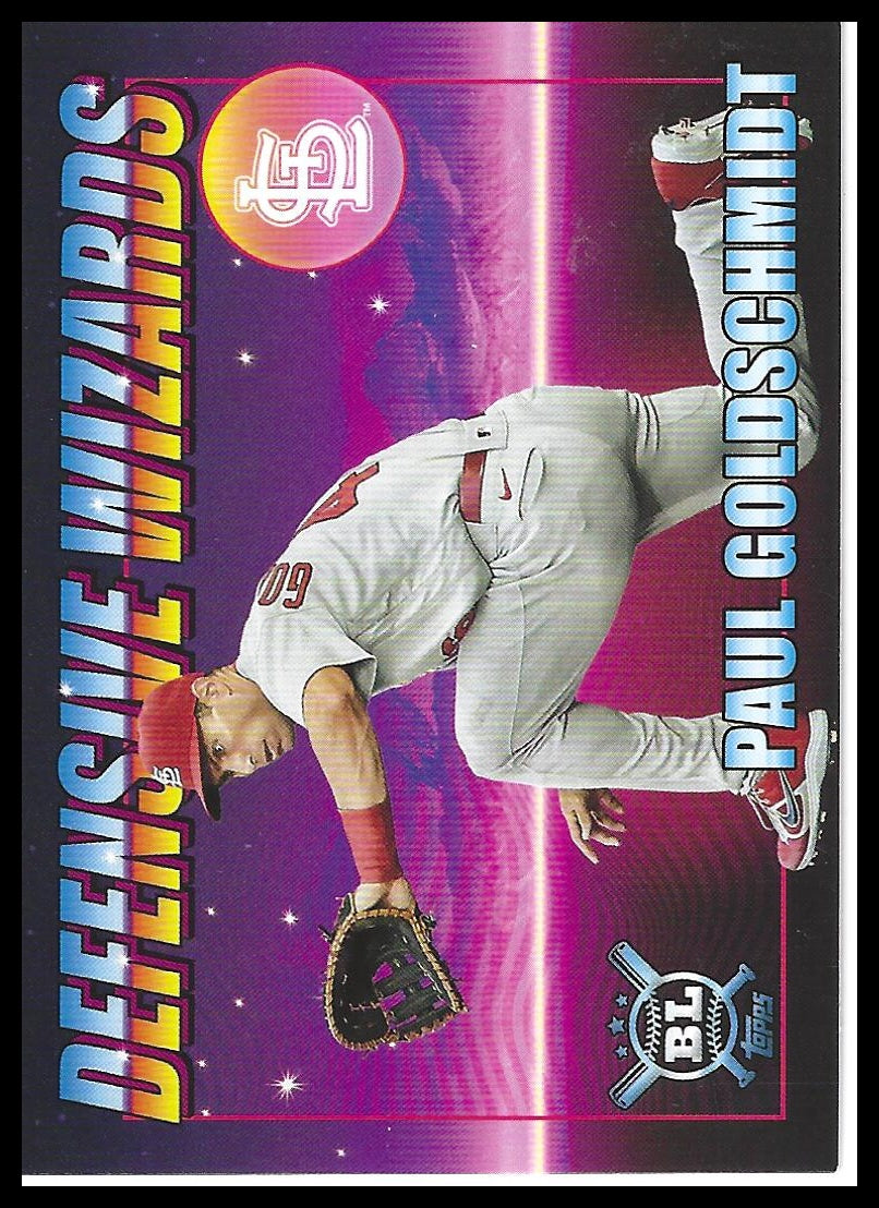 2021 Topps Big League #DW-8 Paul Goldschmidt Defensive Wizards