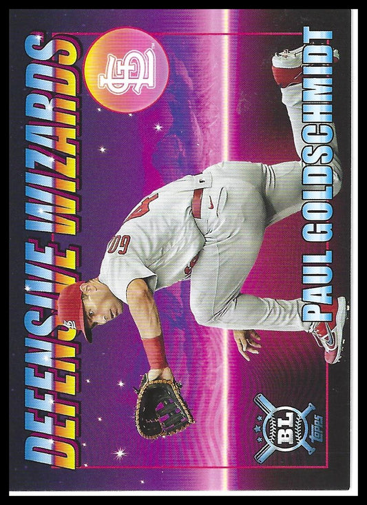 2021 Topps Big League #DW-8 Paul Goldschmidt Defensive Wizards