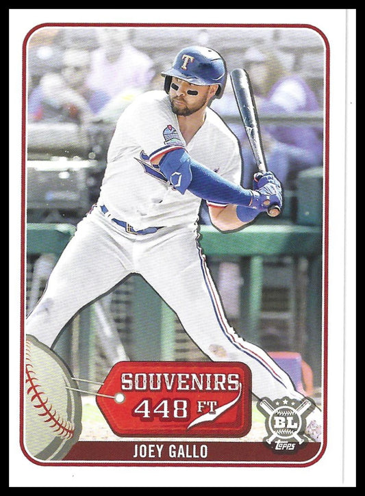 2021 Topps Big League #SO-26 Joey Gallo Souvenirs