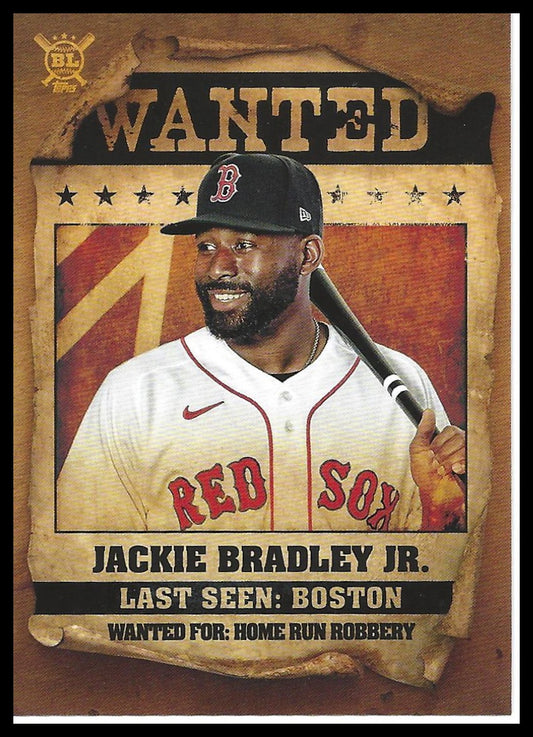 2021 Topps Big League #WT-9 Jackie Bradley Jr. Wanted