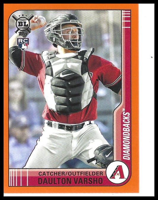 2021 Topps Big League #163 Daulton Varsho Orange