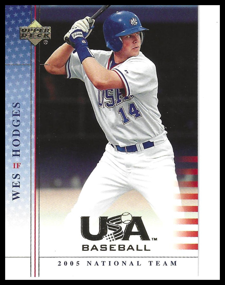 2005 Upper Deck USA Baseball 2005 National Team #USA 66 Wes Hodges