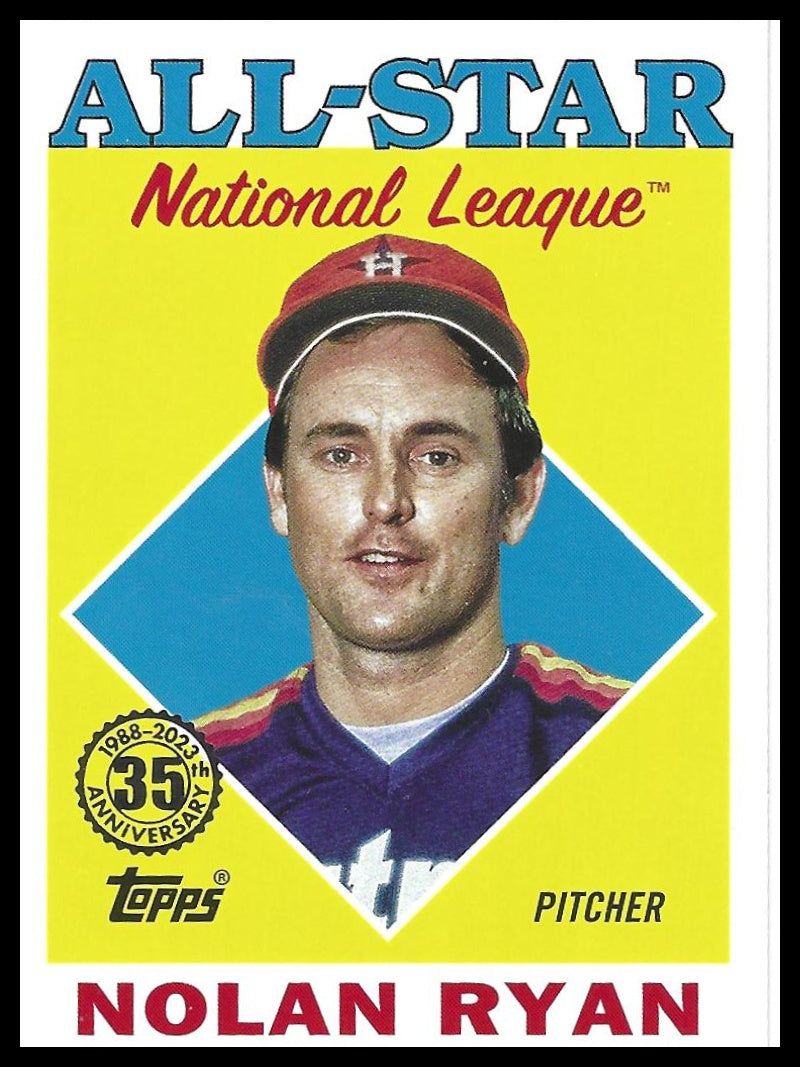 2023 Topps #88AS-17 Nolan Ryan 1988 Topps Baseball 35th Anniversary All-Stars
