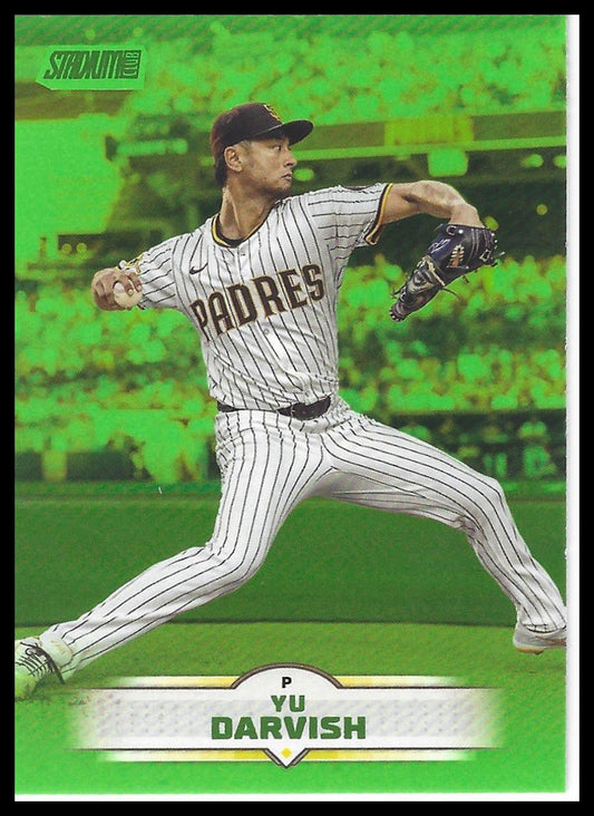 2025 Stadium Club #122 Yu Darvish Lime Green