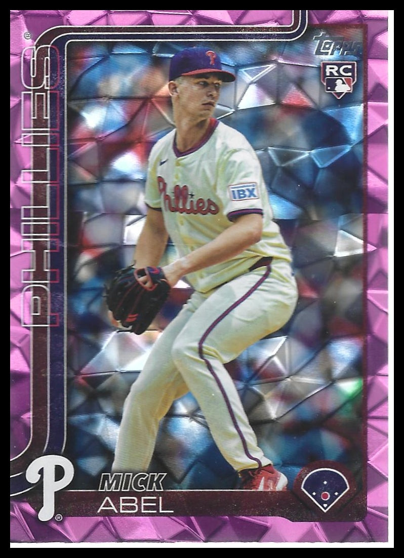 2025 Topps Update #US127 Mick Abel Pink Diamante Foil