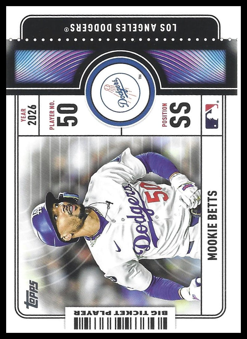 2026 Topps #BTP-8 Mookie Betts Big Ticket Players