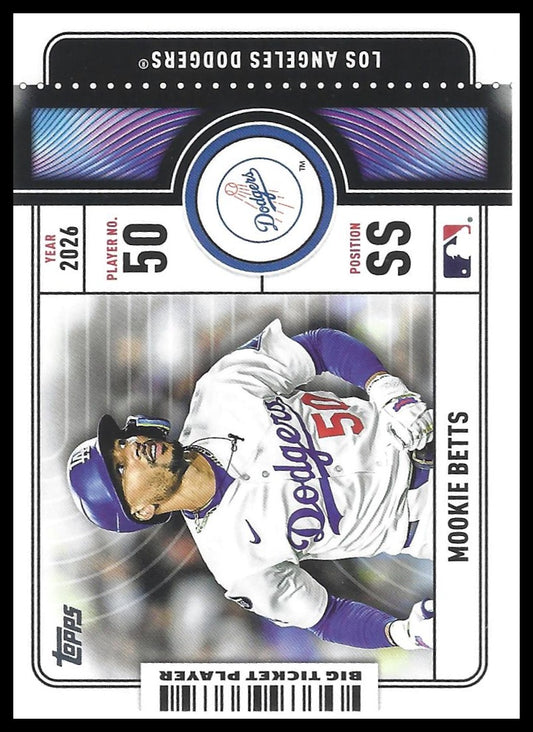 2026 Topps #BTP-8 Mookie Betts Big Ticket Players