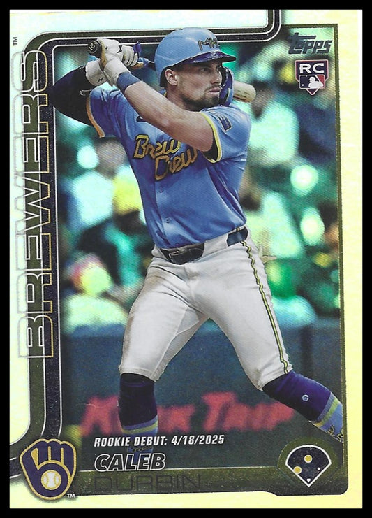 2025 Topps Update #US59 Caleb Durbin Rainbow Foil
