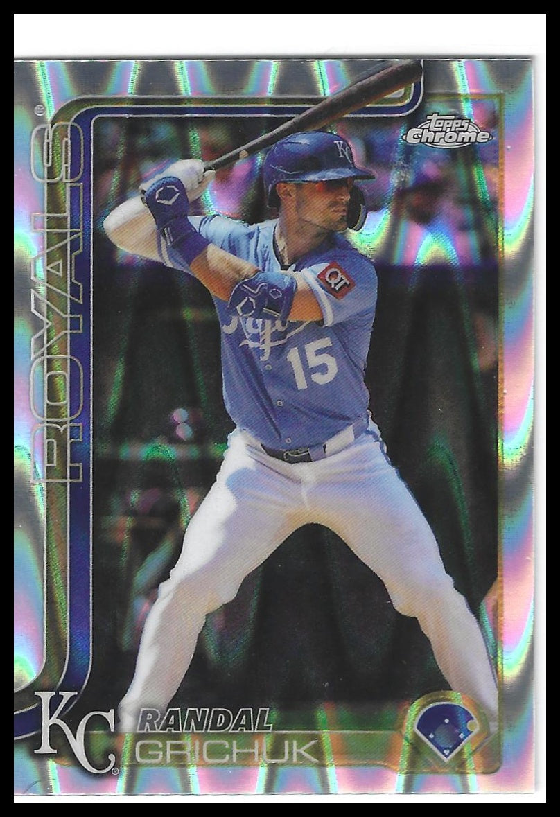 2025 Topps Chrome Update #USC158 Randal Grichuk RayWave Refractor