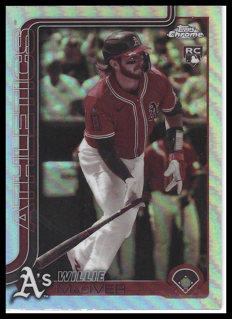 2025 Topps Chrome Update #USC81 Willie MacIver Sepia Refractors