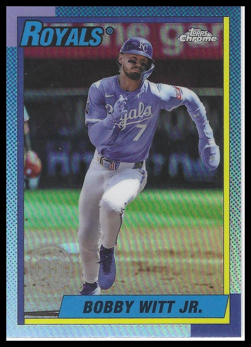 2025 Topps Chrome Update #90CU-2 Bobby Witt Jr. 1990 Topps Chrome