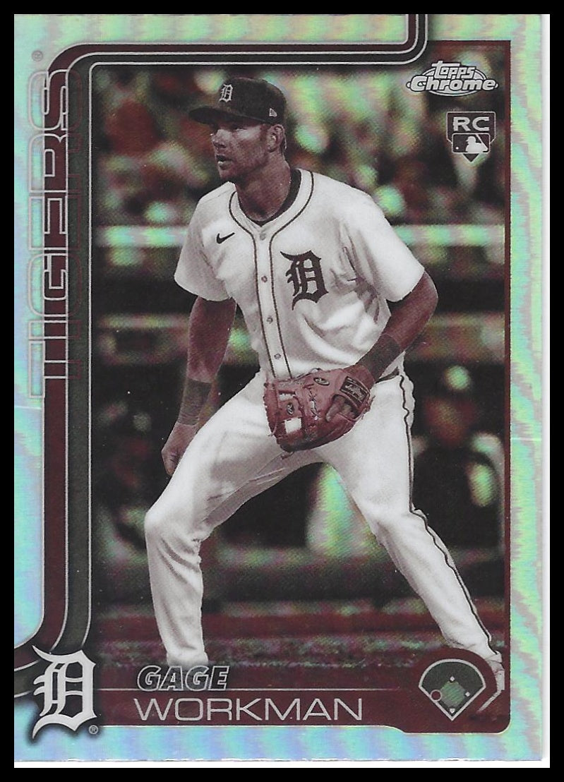 2025 Topps Chrome Update #USC21 Gage Workman Sepia Refractors