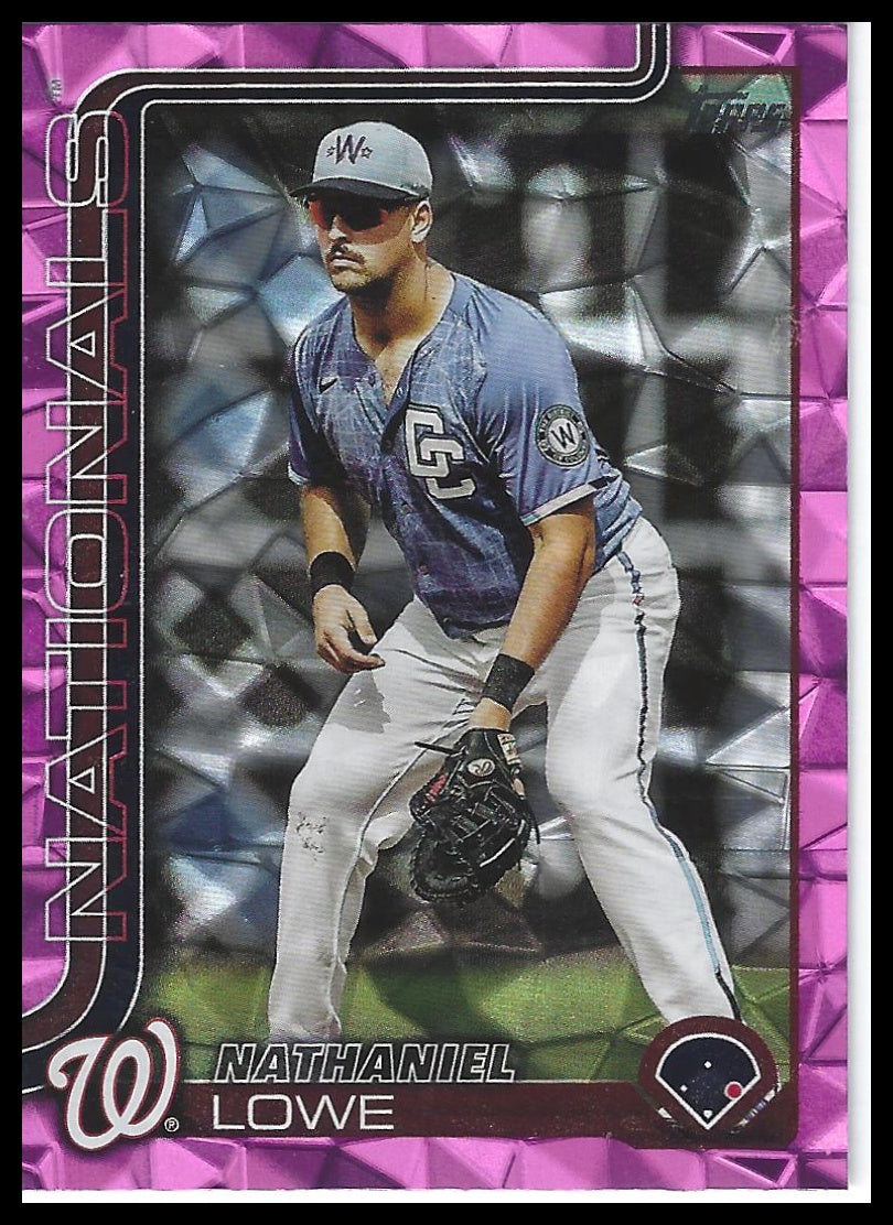 2025 Topps Update #US230 Nathaniel Lowe Pink Diamante Foil