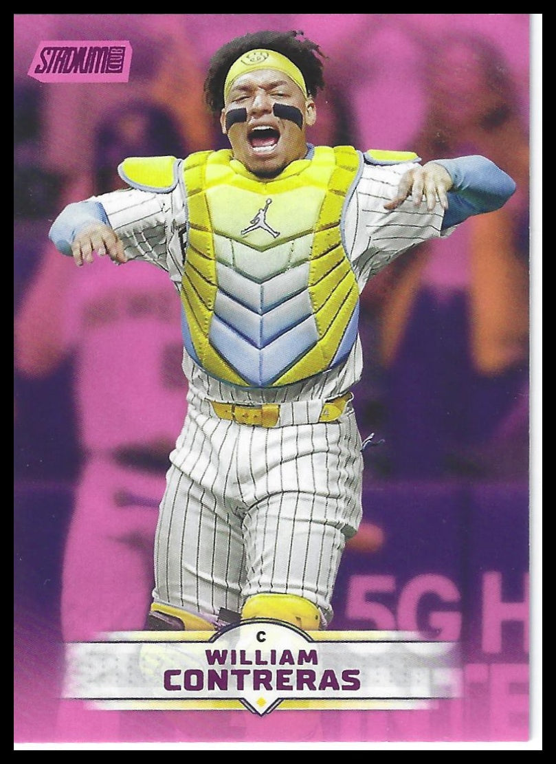 2025 Stadium Club #150 William Contreras Pink Foil