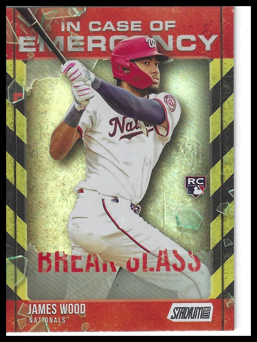 2025 Stadium Club #ICE-11 James Wood In Case of Emergency
