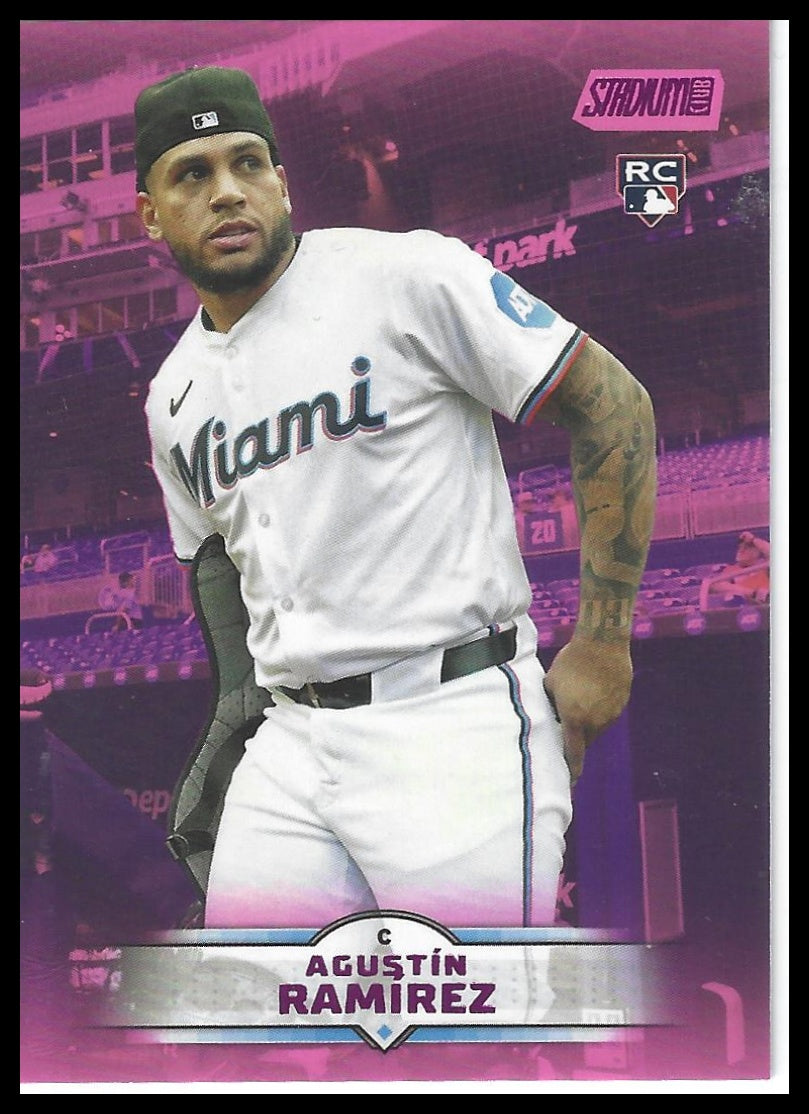 2025 Stadium Club #108 Agustín Ramírez Pink Foil