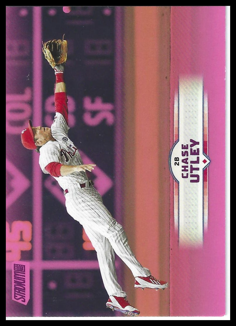 2025 Stadium Club #173 Chase Utley Pink Foil
