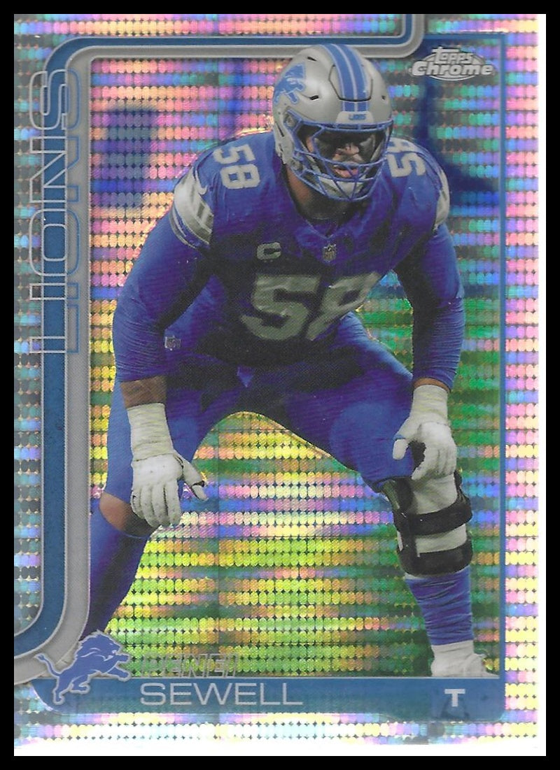 2025 Topps Chrome #99 Penei Sewell Pulsar Refractor