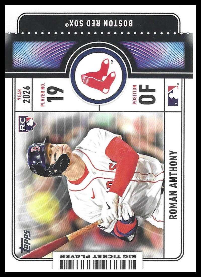 2026 Topps #BTP-23 Roman Anthony Big Ticket Players