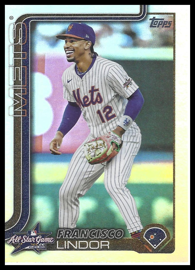 2025 Topps Chrome Update #ASGC-13 Francisco Lindor 2025 All-Star Game