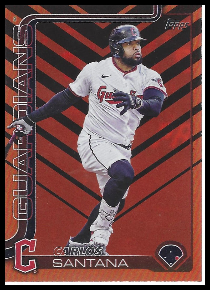 2025 Topps Update #US148 Carlos Santana Holiday