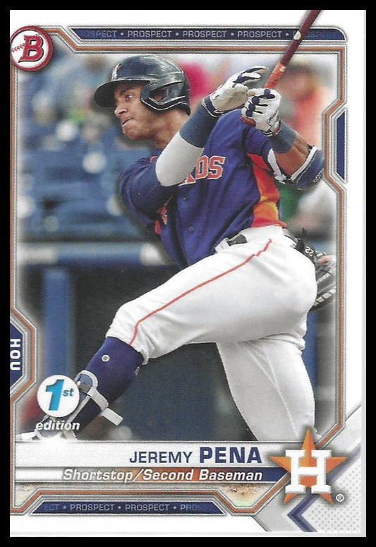 2021 Bowman 1st Edition #BFE-11 Jeremy Pena