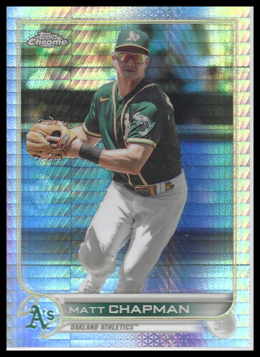 2022 Topps Chrome Sonic #168 Matt Chapman Prism Refractor