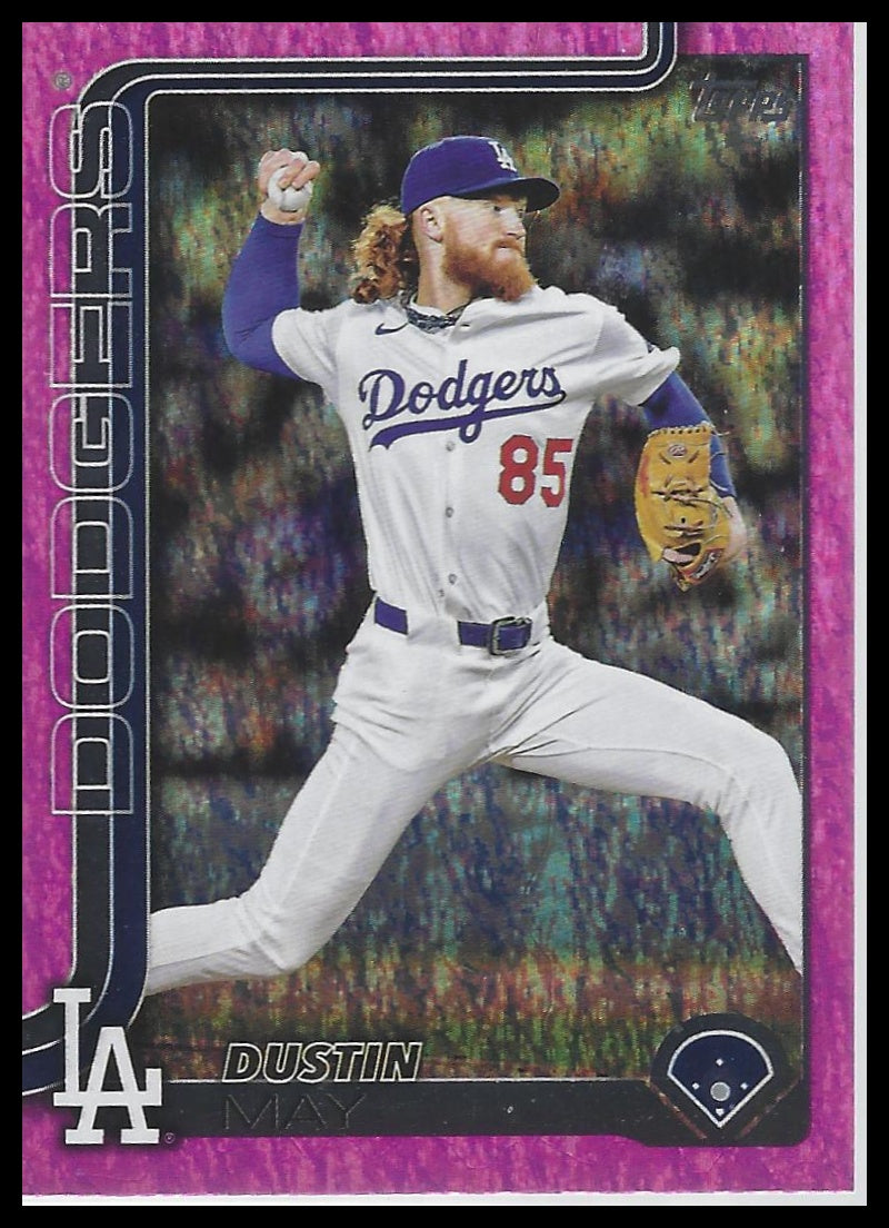 2025 Topps Update #US70 Dustin May Pink Holo Foil